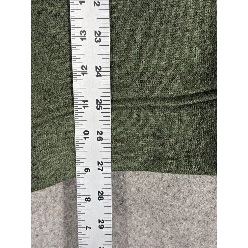 Eddie Bauer Mens Radiator Fleece Snap Mock Pullover Green Heather Large 1326578 - Picture 5 of 7